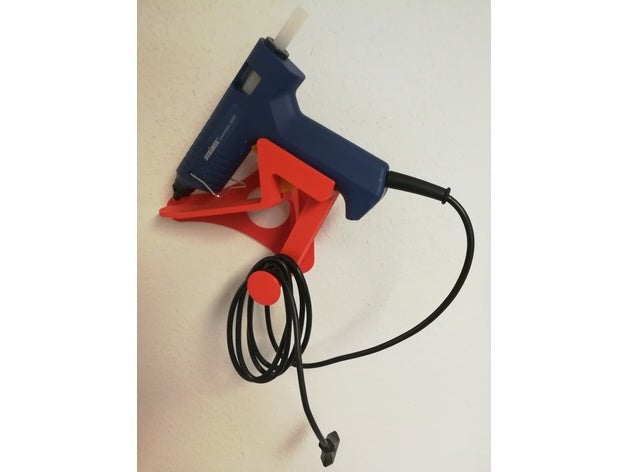 hot glue gun holder 3D print model - Mito3D