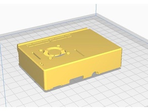 ender 3 raspberry pi dual rails enclosure 25mm fan creality octoprint case 3d print model - Mito3D