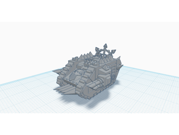 épique iw traître réservoirs chaos landraider échelle fer guerrier 3D print model - Mito3D