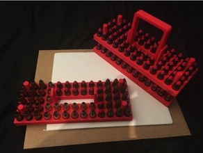 50cal conica muzzleloader proiettile vassoio scatola munizioni muzzleloading 3d print model - Mito3D