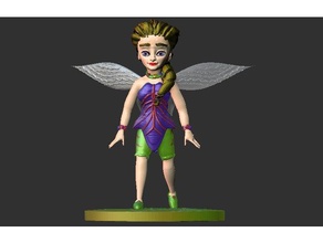 fadinha fairy conto fadas creatures fada woman 3d print model - Mito3D