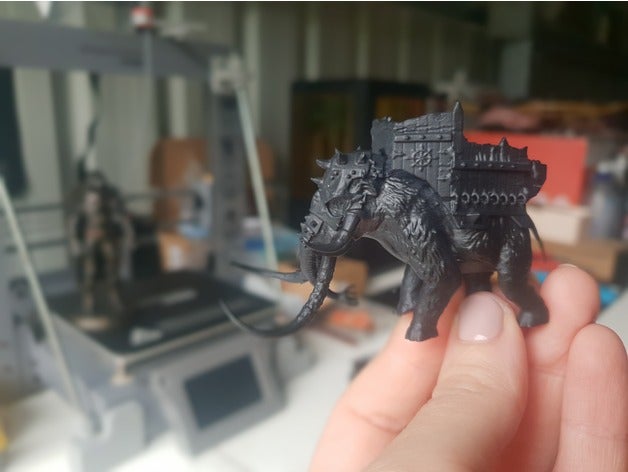 chaos Mammut Stück 3D print model - Mito3D
