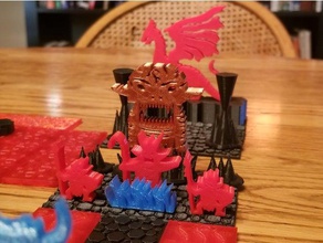 tempio thagmanaz boardgames dungeons dragons meeple meeples meepleverse terreno 3d print model - Mito3D
