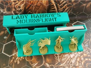 lady harrow's mounrflight beastgrave storage calibration tool warhammer underworlds nightvault shadespire 3d print model - Mito3D