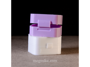 customizable print-in-place chest container 3d print model - Mito3D