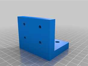 customized parametric fixing angle 3d print model - Mito3D