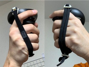 oculus quest denetleyicisi kordon halka şok kablosu giyim elastik kavrama arayışı rift dokunun askısı 3d print model - Mito3D