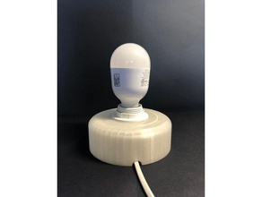 Basis Lampe e27 3d print model - Mito3D