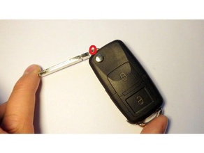 skoda vystrelovak drzak planzety audi Schlüssel keychain Reparatur volkswagen 3d print model - Mito3D