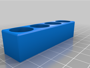 aa-145 4x1 battery holder customized 3d print model - Mito3D
