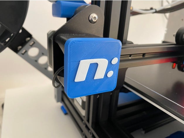 ender 3 logo cover sign 3D print model - Mito3D