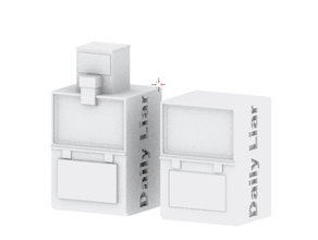newspaper vending box Gelände Krise Protokoll marvel 3d print model - Mito3D