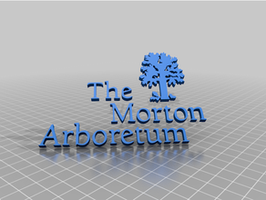 morton arboretum tilted 3d print model - Mito3D
