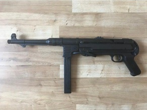 mp40 remixed parts gun machinegun maschinenpistole submachine 3d print model - Mito3D