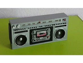 radio Kassette 3d print model - Mito3D