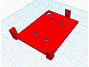 beija flor duo suporte montagem robótica 3d print model - Mito3D