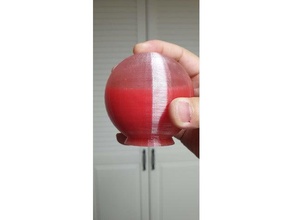 translucent ball paint paintball 3d print model - Mito3D