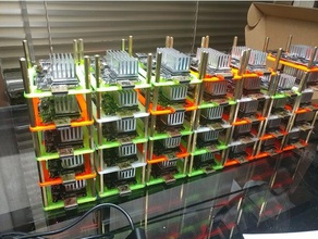 h96 pro s912 tv super dongle crypto minería rack 3d print model - Mito3D