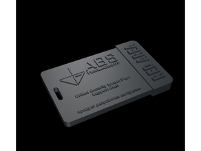 tarkov kırmızı kart anahtar kaçış escapefromtarkov wc redkeycard 3d print model - Mito3D