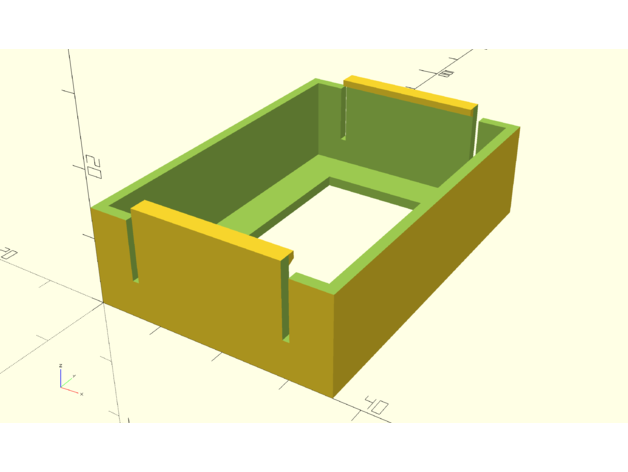 parametric battery box akkupack gehaeuse protector 3D print model - Mito3D