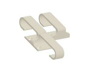 soporte cable 3d print model - Mito3D