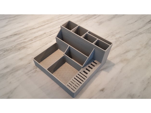 desk organizer office supplies 3D print model - Mito3D