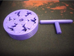 cuscinetto chiave emmett ingranaggio ingranaggi stampa luogo 3d print model - Mito3D