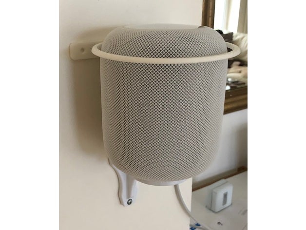 homepod caduta barriera protezione apple montaggio parete 3D print model - Mito3D