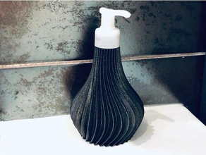 soap dispenser push vase mode 3d print model - Mito3D