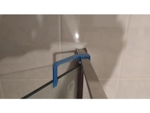 Klammer schwenkbare Tür Dusche 3d print model - Mito3D