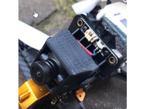 walkera f210 camera holder runcam racer 2 3 3d print model - Mito3D