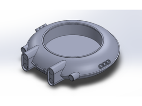 oxide's hovercraft alien cart crash bandicoot ctr oxide 3d print model - Mito3D