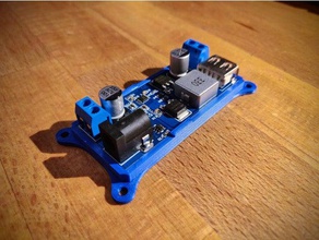 xy-3606 voltage regulator mounting plate 3d print model - Mito3D