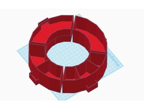 filright broche boîtes compte gouttes boîte bobine filament rangement upcycle l'upcycling 3d print model - Mito3D