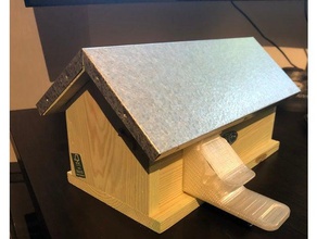 hummelklappe bumblebee box hummelhaus dehner 3d print model - Mito3D