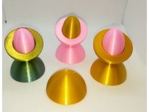 golden egg cup ellipsoid ratio 3d print model - Mito3D