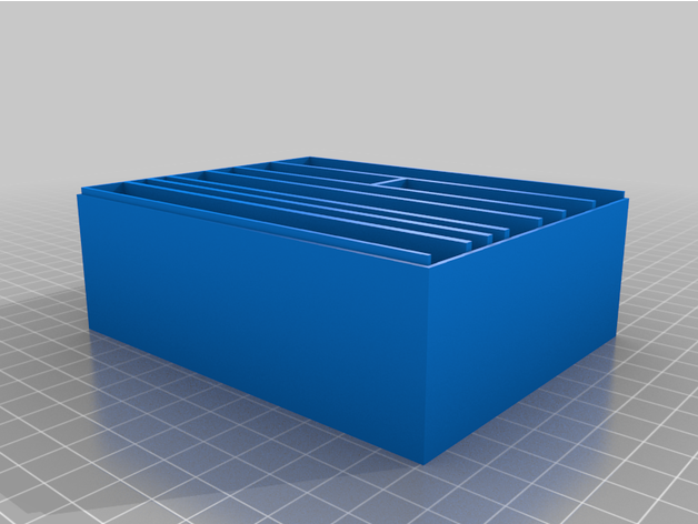 falce gioco tavolo caso carte coperchio scheda contenitori 3D print model - Mito3D