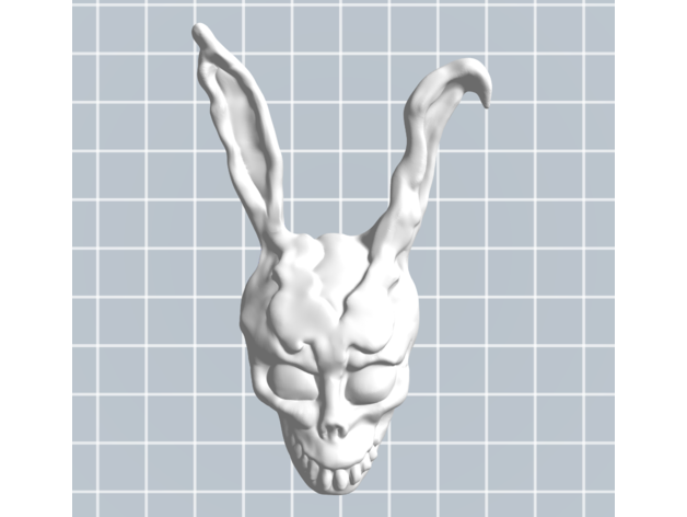 frank conejito versión 1 cara donnie darko 2001 película bunny conejo 3D print model - Mito3D