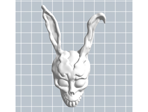 frank bunny version 1 face donnie darko - 2001 film rabbit 3d print model - Mito3D