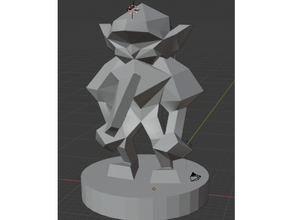 goblin guerrero 3d print model - Mito3D
