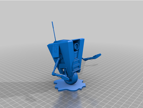 claptrap borderlands video gioco robot 3d print model - Mito3D