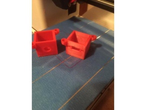 toggle switch mount 3d print model - Mito3D
