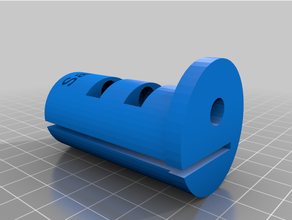 spoolholder adaptör ağaçlar mavi 3d print model - Mito3D