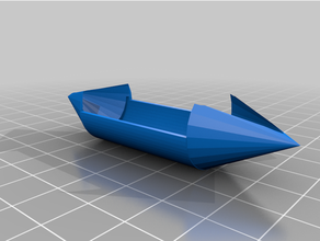 barca reed semplice 3d print model - Mito3D