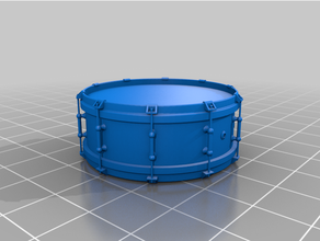 pearl philharmonic snare drum 3d print model - Mito3D