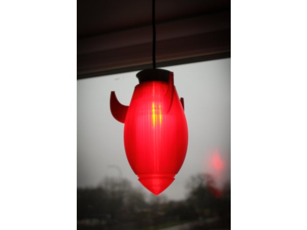 rocket lamp toy 3D print model - Mito3D