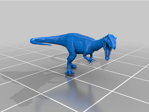 baryonyx dinossauro jurassic park jurássico miniatura 3d print model - Mito3D