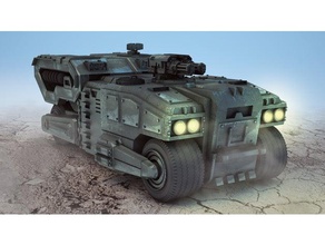 apc vehicle miniature tank transport wargame warhammer 3d print model - Mito3D