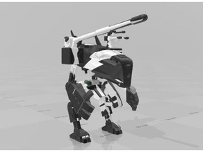 mech armor01 robot 3d print model - Mito3D