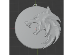 witcher medallion netflix version amulet 3d print model - Mito3D